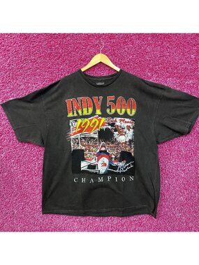 1991 Indy 500 Champion Rick Mears T-Shirt 2XL